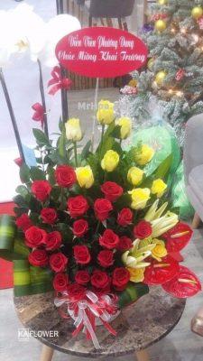 Hoa chúc mừng khai trương Kon Tum