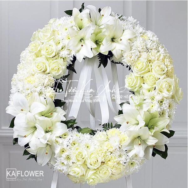 VÒNG HOA TANG LỄ THƯƠNG TIẾC
